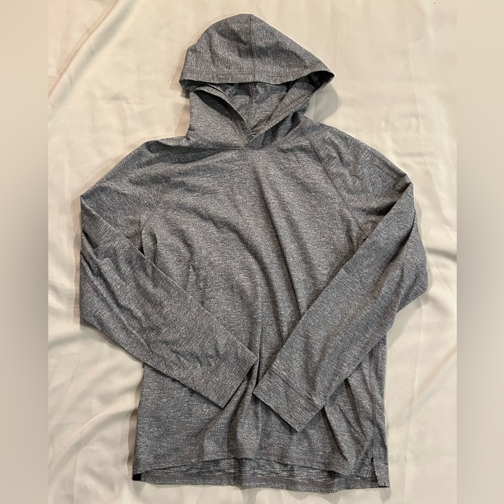 Vince Men’s Heathered Grey Hoodie Pullover - L